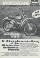 Motobecane D 55 TT Prospekt ca. 1976