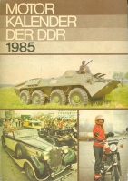 Motor-Kalender der DDR 1985