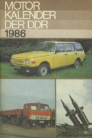 Motor-Kalender GDR 1986