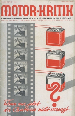 Motor-Kritik 1939 Heft 8