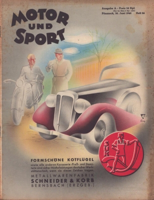 Motor & Sport 1940 Heft 26