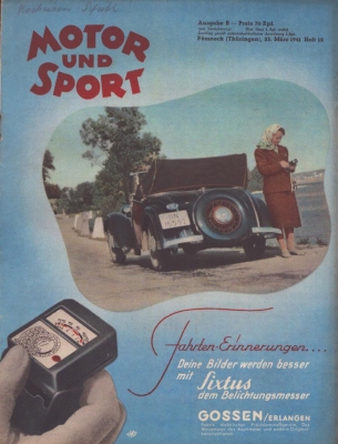 Motor & Sport 1941 Heft 12