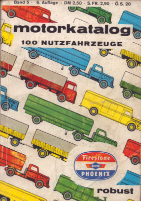 Motorkatalog 100 Lastwagen Band 5 1959/60