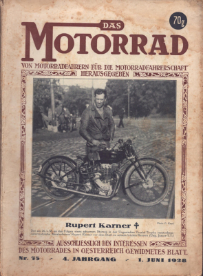 Das Motorrad Nr. 75 1928