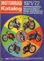 Motorrad Katalog 1971/72