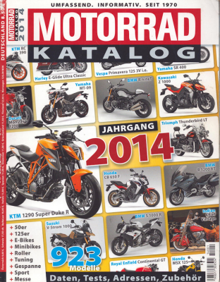 Motorrad Katalog 2014