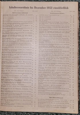 Motorsport 1952 Jan.-Dez.