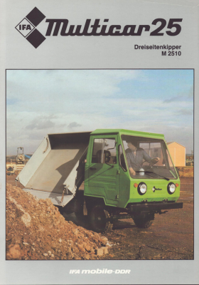 IFA Multicar 25 Dreiseitenkipper M 2510 Prospekt 1982
