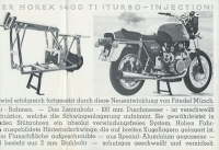 Münch / Horex 1400 ti brochure 1978