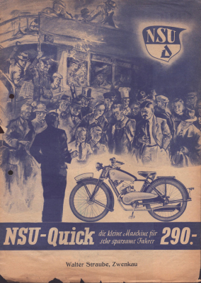 NSU Quick Prospekt 1937
