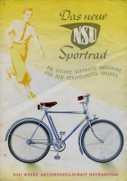 NSU Sport bicycle brochure 6.1939