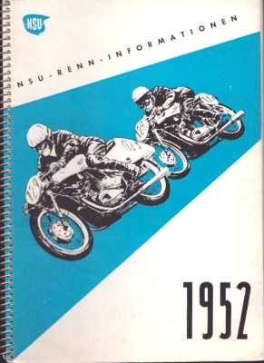 NSU Presse Renn-Informationen 1952