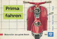 NSU Prima V, III, IIIKL and D brochure 11.1959