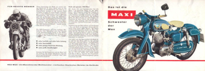 Preview: NSU Max, Maxi und Supermax Prospekt 8.1960 Preview: NSU Max, Maxi und Supermax Prospekt 8.1960