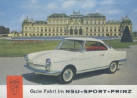 NSU Sport Prinz 2 Ansichtskarten ca. 1960