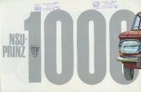 NSU Prinz 1000 Prospekt 1964