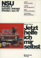 NSU Prinz 4, Sport Prinz + Prinz I-III Reparaturanleitung 1965
