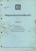 NSU TT Reparaturanleitung 1970er Jahre