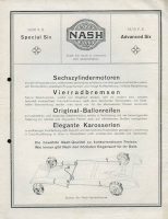 Nash 14/50 + 16/70 HP brochure 1920s