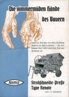 NEMA straw pressing Type Renate brochure 3.1938