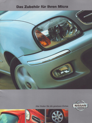 Nissan Micra Zubehör Prospekt 4.2001