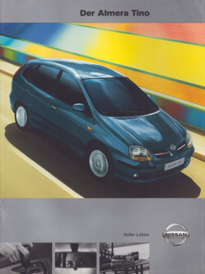 Nissan Almera Tino Prospekt 2.2002