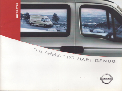 Nissan Interstar Prospekt 4.2002