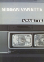 Nissan Vanette brochure ca. 1983