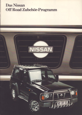 Nissan Off Road Zubehör Programm 4.1990