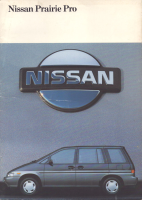 Nissan Prairie Pro Prospekt 8.1989