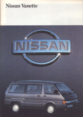 Nissan Vanette Prospekt 6.1990