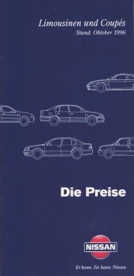 Nissan Preisliste 10.1996