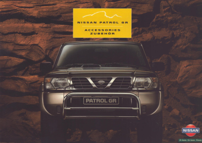 Nissan Patrol Zubehör Prospekt ca. 1998
