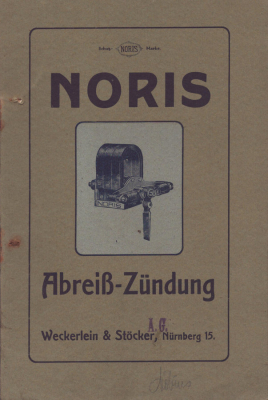 Noris Abreißzündung ca. 1910