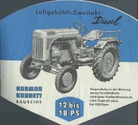 Normag / Hattingen Schlepper brochure 1954