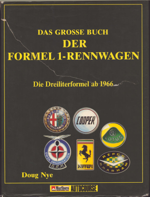 Doug Nye Das grosse Buch der Formel 1 Rennwagen 1966-1985 von 1986