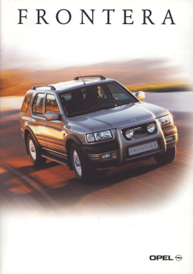 Opel Frontera Prospekt 9.1998