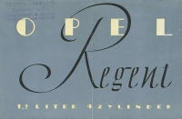 Opel 1.2 Liter Regent Prospekt 1931