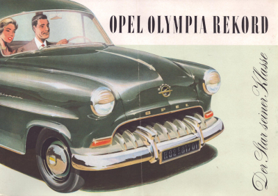 Opel Olympia Rekord Prospekt ca. 1953