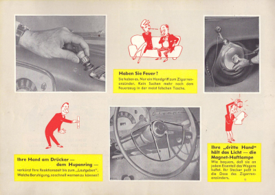 Preview: Opel Zubehör Prospekt ca. 1954