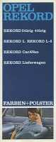 Opel Rekord B Farben 8.1966