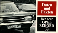 Opel Rekord C Prospekt 9.1966