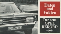 Opel Rekord C Prospekt 11.1966