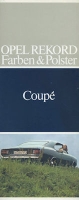 Opel Rekord C Coupé Farben 8.1967