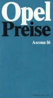 Opel Ascona Preisliste 1.1971