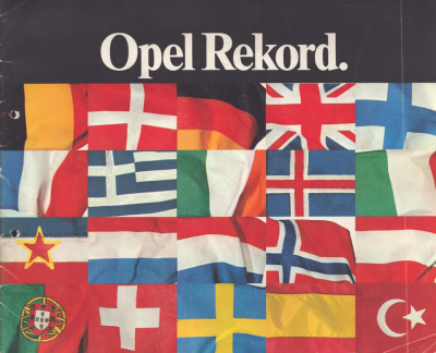 Opel Rekord C Prospekt 8.1970