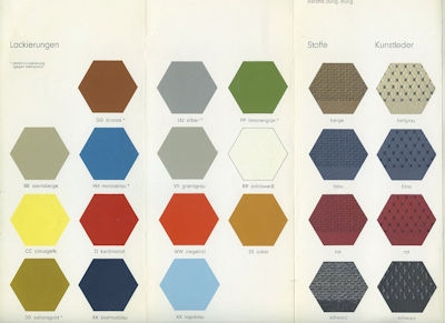 Preview: Opel Ascona Farben 8.1971