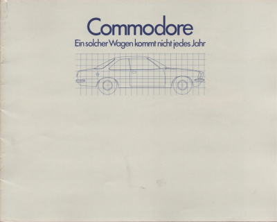 Opel Commodore Prospekt 8.1972