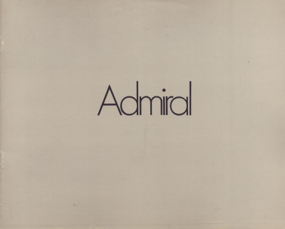 Opel Admiral Prospekt 9.1972