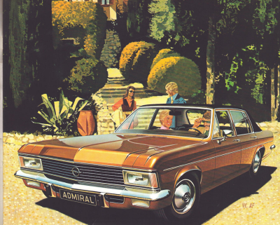 Preview: Opel Admiral Prospekt 9.1972